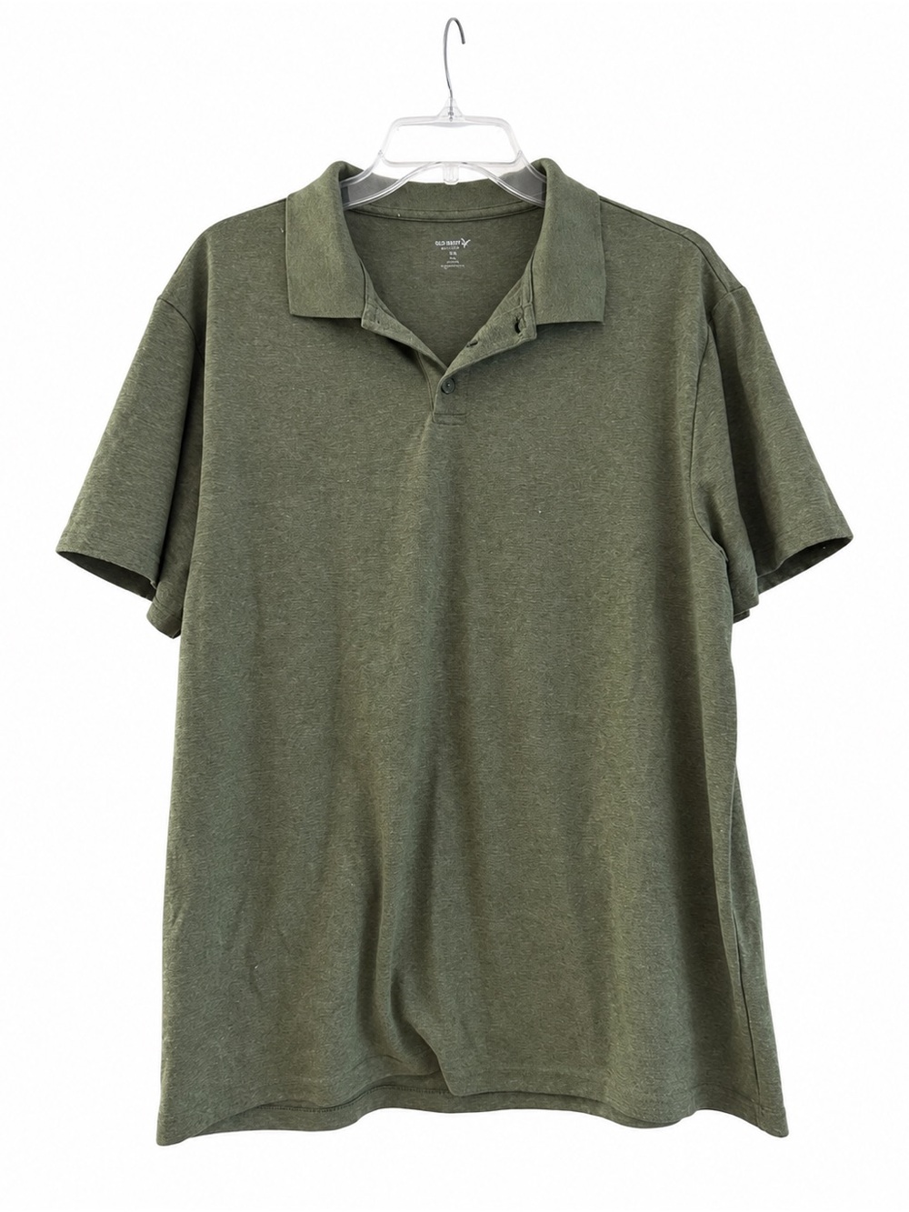 Old Navy Active Go-Dry Performance Polo Olive Green XL